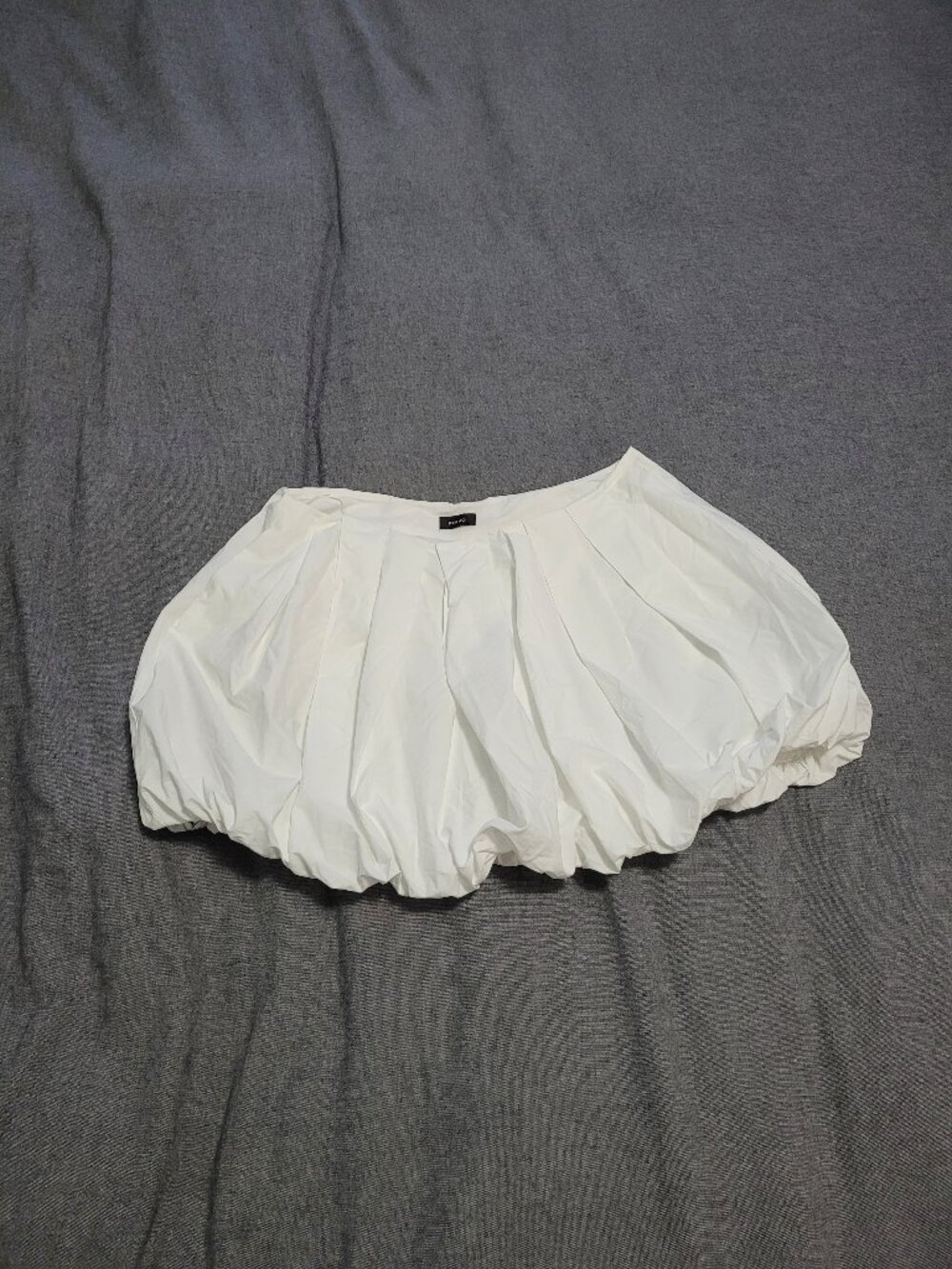 PINKO Pleated Poplin Mini Balloon Skirt